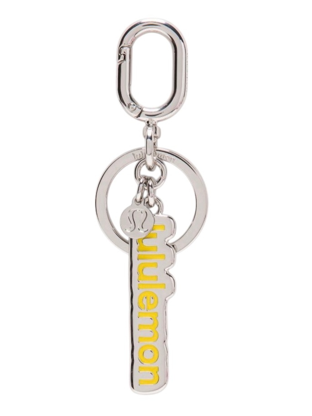 Lululemon Metal Keychain Lululemon Lemonlush / Silver